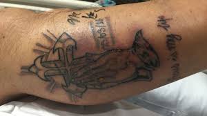 It's also common to find a d.n.r. tattoo, meaning that someone does not wish to be resuscitated. Man Dies After Swimming With New Tattoo Cnn