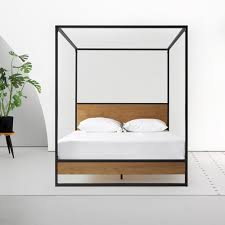 Metal Canopy Four Poster Bed