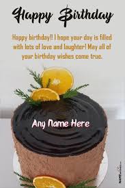 black chocolate birthday cake for best