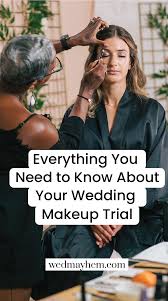 wedding makeup trial