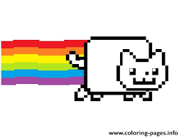 Html5 84% 3,275 zagrań cat belly rub. Print Nyan Cat With Color Coloring Pages Coloring Pages Nyan Cat Coloring Pages To Print