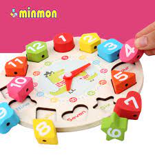 Đồ chơi xếp hình gỗ MINMON kiểu đồng hồ cho bé - CY209773 | HolCim - Kênh  Xây Dựng Và Nội Thất
