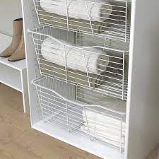 1 drawer close mesh wire basket