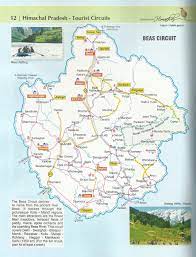 beas circuit tourist map himachal