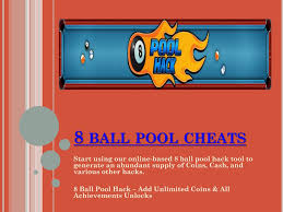 Unlimited coins and cash with 8 ball pool hack tool! Ppt 8 Ball Coins Hack Powerpoint Presentation Free Download Id 1500936