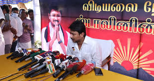 S arumugham has been fielded. Tamil Nadu Dmk Chief Mk Stalin S Son Arrested After Launching Party S Poll Campaign Released