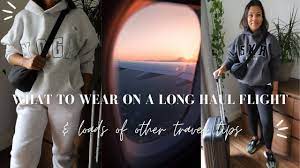 wear on a long haul flight