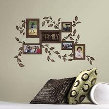 L Stick Family Frames Wall Stickers