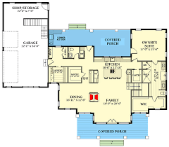 3 Bed Farmhouse Plan With Man Cave