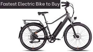 what is the fastest electric bike you