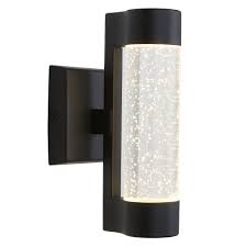 Quoizel ny8339b newbury outdoor wall light in polished brass make a bold first impression with stately outdoor lighting. Artika Bubble Element Black Indoor Outdoor Wall Light The Home Depot Canada