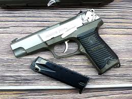 ruger p89 stainless 9mm pistol with two