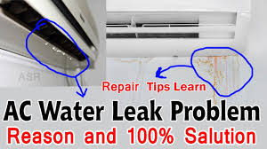 air conditioner water leak split ac
