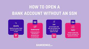open a us bank account without an ssn