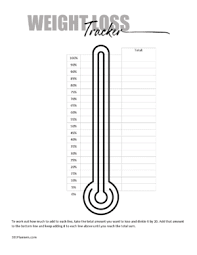 Weight loss plans are empowering people to take control of their health in a whole new way. Free Weight Loss Tracker Printable Customize Before You Print