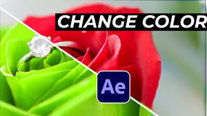 change color of object in after effects