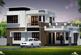 Best Kerala Flat Roof House Design With