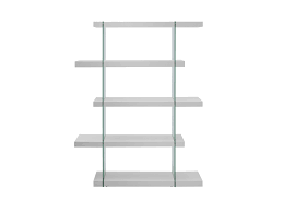 Free shipping on orders over $35. Il Vetro High Gloss White Lacquer Bookcase By Casabianca Home Walmart Com Walmart Com