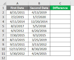 subtract date in excel how to