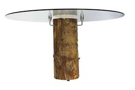 Single Tree Glass Dining Table