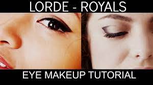 lorde royals inspired eye makeup