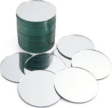 Juvale 50 Pack Small Round Mirrors For