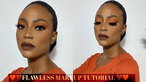 flawless bold fall makeup tutorial