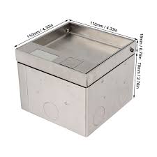 floor outlet box 10a 16a stainless