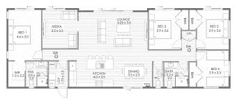This collection of four (4) bedroom house plans, two story (2 story) floor plans has many models with the bedrooms upstairs, allowing for a quiet sleeping space away from the house activities. 4 Bed 2 Bath Transportable Home 120sqm