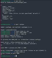 solved how to read env var in node js
