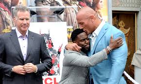 We got kevin monday in new york city and asked about getting in great shape for some recent movie roles, and that's when kevin. Kevin Hart Takes Another Swipe At His Pal The Rock For Using A Stunt Double In Their Never Ending Rivalry Brobible