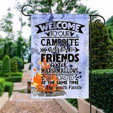 Personalized Camping Garden Flag Camp
