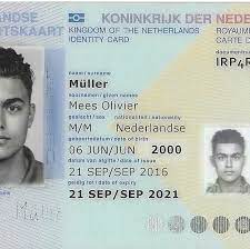 Nederlandse identiteitskaart) is an official identity document issued to dutch nationals in the european part of the netherlands. Dutch Id Card Nederlandse Identiteitskaart Qualityfakedocs