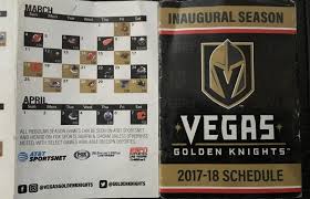 Check out the vegas golden knights schedule. Unconventional Golden Knights Do Away With Small Sized Tradition With Big History Death Of The Pocket Schedule Lvsportsbiz