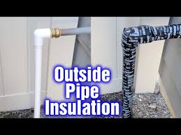 Insulating An Outside Water Pipe