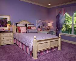 purple walls and carpet ideas designs