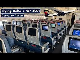 delta airlines 767 400 trip report