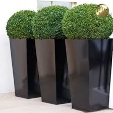 large outdoor decoration metal pots