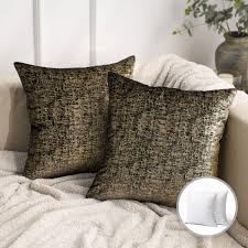 solid velvet decorative throw pillow