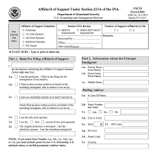 9 Affidavit Of Support Form Examples Pdf Examples