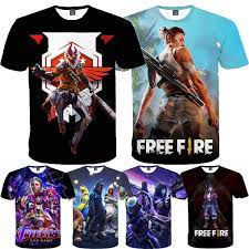 All orders are custom made and most ship worldwide within 24 hours. Summer New Free Fire 3d Printing Game T Shirt Hip Hop Shirt Men T Shirt Cool T Shirt Wish