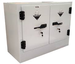 poly corrosive chemical storage cabinet