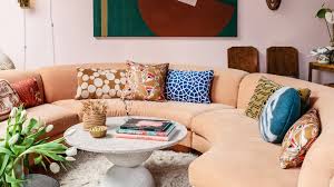 a curved sectional sofa is the style