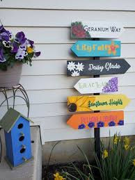 Garden Signs Diy Outdoor Flowers