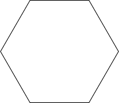 Berechnungen bei einem regelmäßigen sechseck oder hexagon. Mathe Locher Gleichmassig In Den Kreis Bohren Technik Mathematik Rechnen