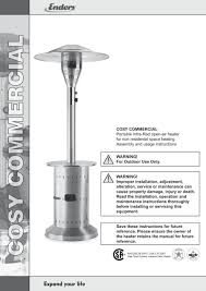 Then you should read this post about commercial patio heaters. Cosy Commercial Portable Infra Red Open Air Heater For Non