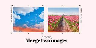 how to merge two images in photo 4