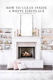 How To Clean Inside A White Fireplace