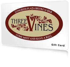 gift cards three vines bistro