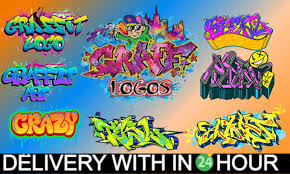 custom graffiti art logo for your brand